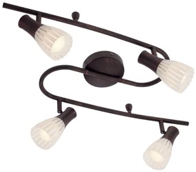 Redo 04-320 - Bodové svietidlo DIONE 4xE14/28W/230V patina/medená