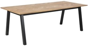 Jedálenský stôl rozkladací Nazy 180-270 cm dub vzor
