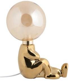 Detská lampička v zlatej farbe Joey – Leitmotiv