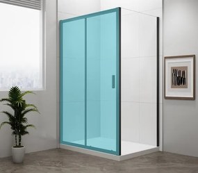 Polysan Easy Black bočná zástena k sprchovacím dverám 90 cm EL3315B