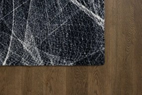 Koberec Agnella Opal Fractals čierny