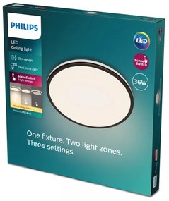 Philips- LED Stmievateľné stropné svietidlo OZZIET SCENE SWITCH LED/36W/230V 2700K