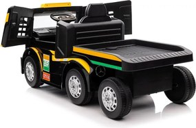 LEAN CARS Elektrické autíčko Mercedes s návesom XMX622B, LCD, žlté