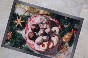 Mercury Flooring, Rohožka vianočná Cukrovia, 40x60, viacfarebná