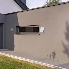 Exteriérové nástenné LED svietidlo Plain, 1x LED 10w, biele