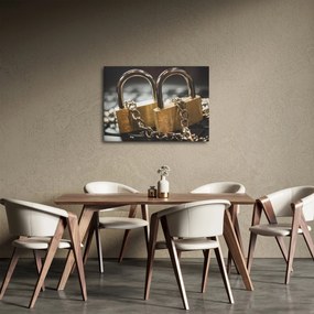 Obraz dvoch zámkov (70x50 cm)