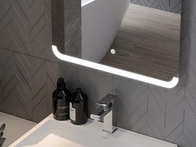 Mexen Nida podsvietené kúpeľňové zrkadlo 120 x 80 cm, LED 6000K, proti hmle - 9806-120-080-611-00