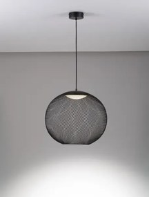 LED čierne dizajnové svietidlo Kinetic 50
