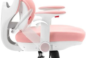 Ergonomické ružové detské kreslo HC-999 - látkové
