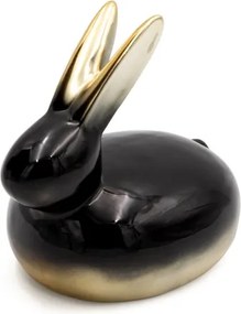 Veľkonočná dekorácia FIG 199 E čierna / zlatá (2 ks)