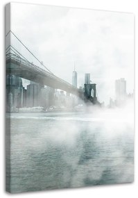 Gario Obraz na plátne Hmla pod Brooklynským mostom - Dmitry Belov Rozmery: 40 x 60 cm