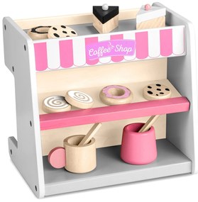 Cukráreň s kávovarom Ricokids 785101 biela