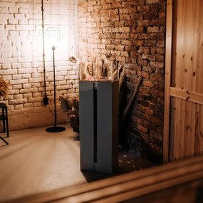 Kratki ROMEO/CZARNY/TUV - BIO krb ROMEO 113,6x35,9 cm 2kW čierna