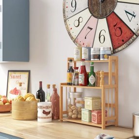 Kuchynská polica CEZAR béžová