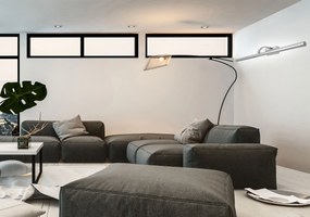 Toolight Toolight, LED kúpeľňové svietidlo nad zrkadlo 7W 55CM APP365-1W, chróm, OSW-08431