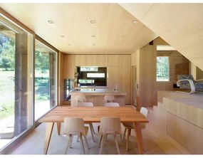 APLED -LED Podhľadové SQUARE WOODLINE LED/6W/230V 3000K 12x12 cm borovica masív