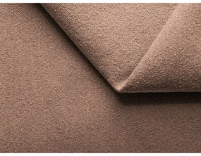 Svetloružová čalúnená dvojlôžková posteľ s úložným priestorom s roštom 160x200 cm Kiana – Makamii