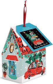 Vianočné puzzle Vianočné auto 130ks