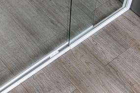 Aqualine Aqualine, AMICO sprchové dvere výklopné 740-820x1850mm, číre sklo, G70
