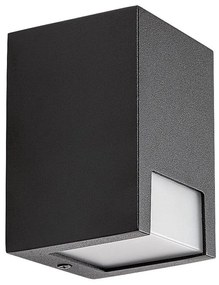 Rabalux 77054 - Vonkajšie nástenné svietidlo CERNON 1xGU10/7W/230V IP44 čierna