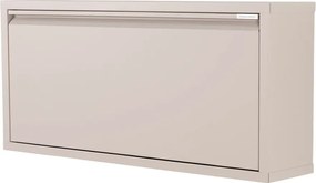 Taupe kovová výklopná/závesná skrinka na topánky 75x41x22 cm Billy – Spinder Design