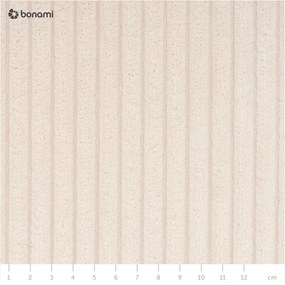 Krémová menčestrová rozkladacia rohová pohovka (variabilná) Sara – Ropez