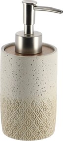Dávkovač mydla Lago, béžová/s drevenými prvkami, 225 ml
