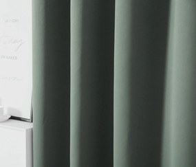 Záves OXFORD 140x270 cm, sivozelený Zavesenie: Riasiaca páska