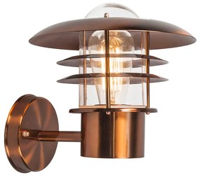 Vintage vonkajšia nástenná lampa medená IP44 - Prato