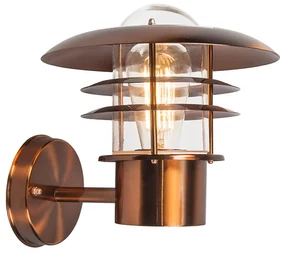 Vintage vonkajšia nástenná lampa medená IP44 - Prato