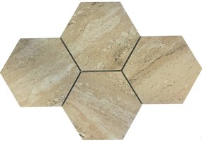 Dlažba Italian Natural Hexagon 40,8x28,3 BA