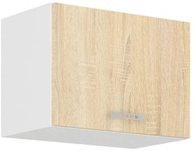 Digestorová skrinka SABRYA - šírka 50 cm, dub sonoma / biela