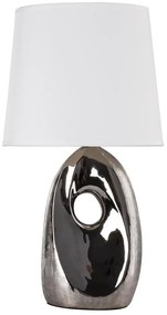 Candellux HIERRO Stolná lampa 1X60W E27 silver 41-79909