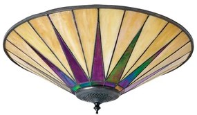 Endon 70240 - Stropné svietidlo Tiffany DARK STAR 2xE27/40W/230V pr. 49 cm
