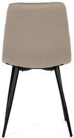 Autronic BONTEC Jedálenská stolička, béžová, zamatová látka, DCL-X7015 CAP2 Farba: Béžová