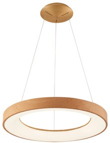 Moderný luster Santana 38 3000K drevo
