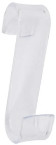Erga Neo, háčik na vykurovacie teleso, termoplast, priehľadná, ERG-YKA-RY.HACZYK PVC NEO