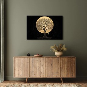 Obraz – Strom v zlatom splne I. (90x60 cm)