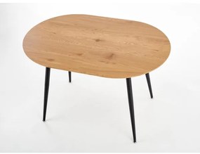 Jedálenský stôl BALNOR dub/čierna