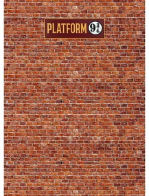 Detská fototapeta Harry Potter Platform 9 3/4 182 x 252 cm, 4 diely