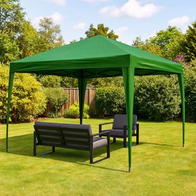 Záhradný pavilónový altánok, 3x3 m, s automaticky rozťahovacou strechou, MultiGarden