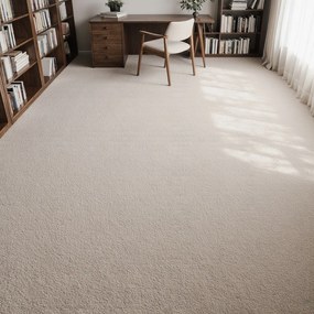 AladinWorld Expres, AKCIA: 👣🛡️105x260 cm Kusový koberec Royal Lux 03 - obšitý zo všetkých strán + protišmyková úprava, šíře, biela, fusion back, detská izba