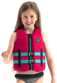 Detská neoprénová záchranná vesta JOBE HOT PINK veľ. 176