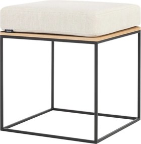 Béžová čalúnená stolička Feo – noo.ma