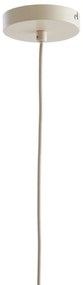 Béžové závesné svietidlo so skleneným tienidlom ø 28 cm Itela – Light &amp; Living