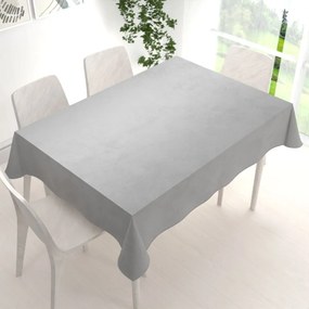 Biante Zamatový obdĺžnikový obrus Velvet Premium SVP-027 Svetlo sivý 50x100 cm