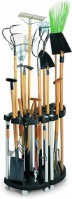 Prosperplast Stojan, držiak na záhradné náradie, organizér do garáže aj pivnice, dvojitý, TOOL RAC