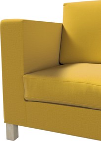 Poťah na sedačku Karlanda  (pre 3 osoby,nerozkladacia,krátky) farba produktu žltá látka zamatová