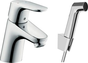 Hansgrohe Focus E2, Súprava pákovej batérie 70 s bidetovou spŕškou a sprchovou hadicou, chrómová, HAN-31926000