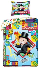 HALANTEX Obliečky Monopoly  Bavlna, 140/200, 70/90 cm